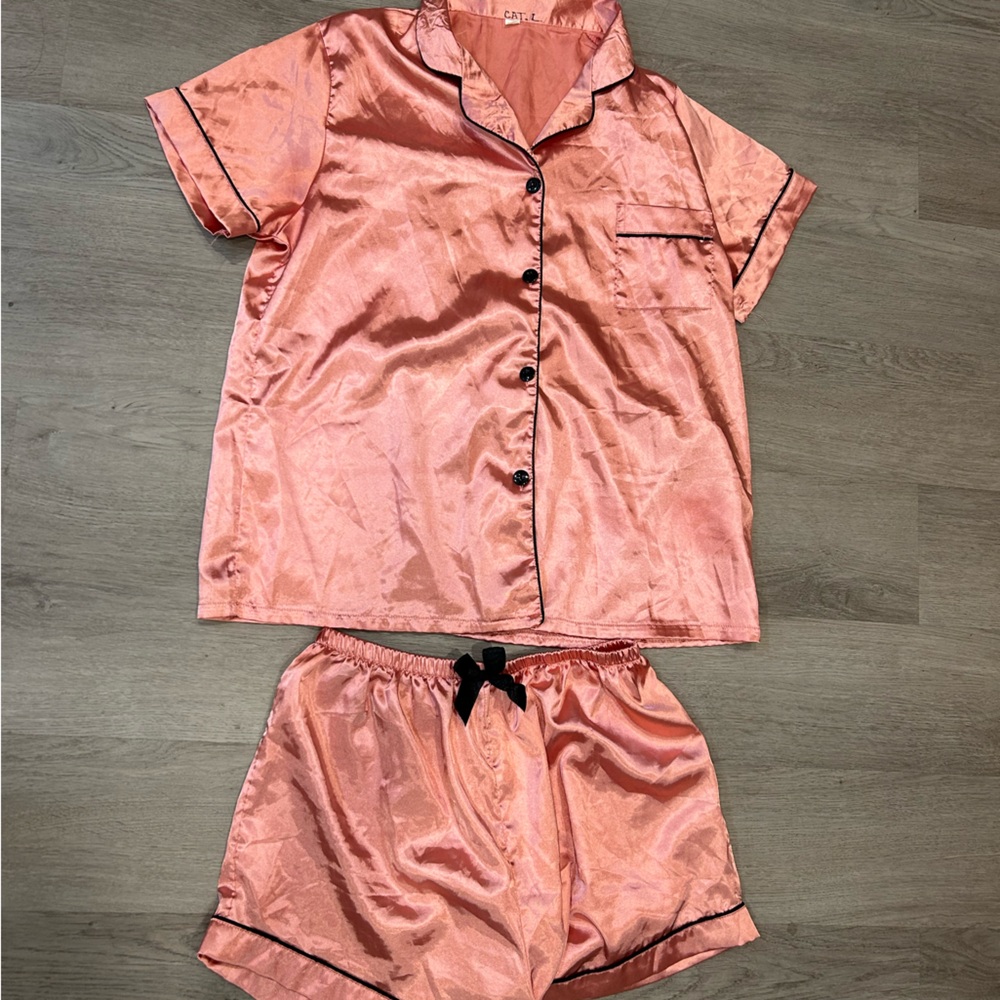 Women’s silk pajama set